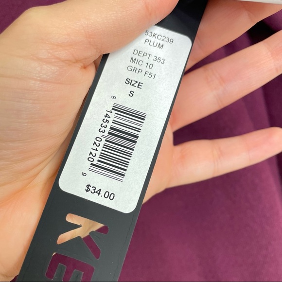 Copper Key Plum Long Sleeve Brushed Knit Top, Small - Picture 10 of 12